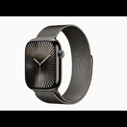 Apple Watch 10 MWYW3HN and A 46mm GPS + Cellular, Slate Titanium Case, Slate Milanese Loop, watchOS11, M and L