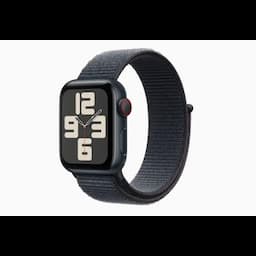 Apple Watch SE MXGA3HN and A 40mm GPS + Cellular, Midnight Aluminium Case, Ink Sport Loop, watchOS 11