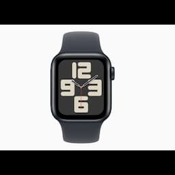 Apple Watch SE MXGC3HN and A 40mm GPS + Cellular, Midnight Aluminium Case, Midnight Sport Band, watchOS 11, S and M