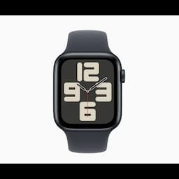 Apple Watch SE MXGM3HN and A 44mm GPS + Cellular, Midnight Aluminium Case, Midnight Sport Band, watchOS 11, M and L