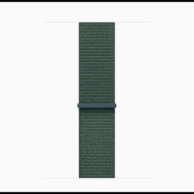 Apple Watch SE MXEW3HN and A 44mm GPS, Starlight Aluminium Case, Lake Green Sport Loop, watchOS 11