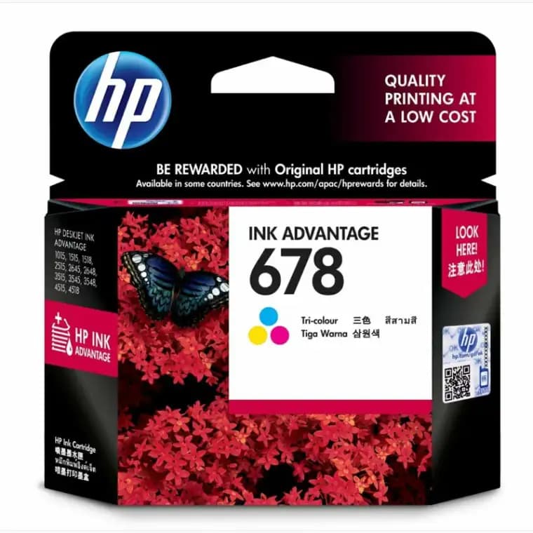 CZ108AA- HP 678 TRI-COLOR INK