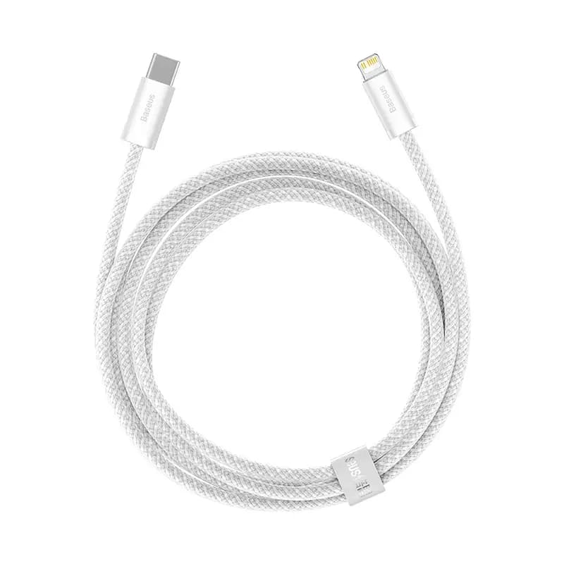 Baseus CALD000102 Dynamic Series Fast Charging Data Cable Type-C To Ip 20W 2m, White