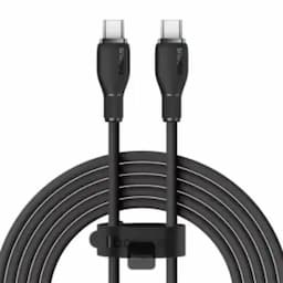 Baseus P10355702111-00 Pudding Series Fast Charging Cable Type-C to Type-C 100W, 1.2m, Cluster Black