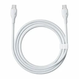 Baseus P10355702221-01 Pudding Series Fast Charging Cable Type-C to Type-C 100W, 2m, Stellar White