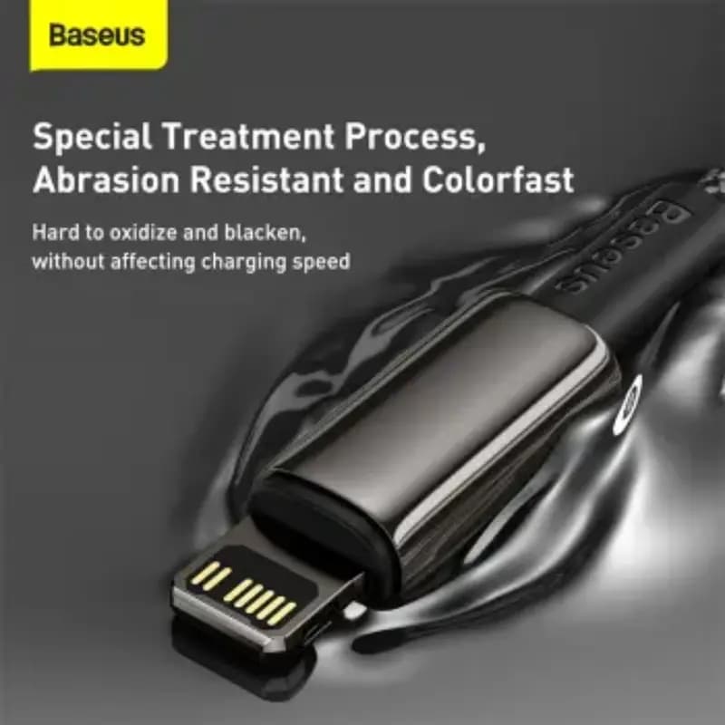 Baseus CATLWJ-A01 Tungsten Gold Fast Charging Data Cable Type-C to iP PD 20W, 2m, Black