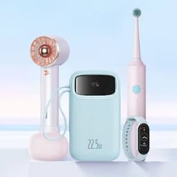 Baseus Qpow2 Dual-Cable Digital Display Fast Charge Power Bank 20000mAh, 22.5W, Galaxy Blue(With: Simple charging cable Type-C 3A 0.3m White)