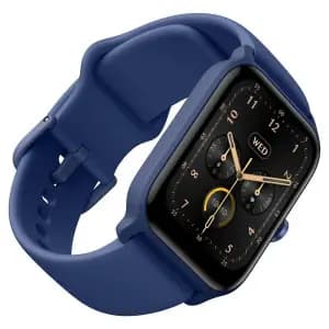 Fastrack 38085PP02 Reflex Nitro with Revolutionary ATS Chipset|Large 1.8 inch UltraVU Display, Advanced BT Calling, Mega 10 Days Battery,100+ Sports Modes with AI Coach, Stress Monitor, 100+ Watchfaces, Music Control, Cobalt Black Unisex Smart Watch