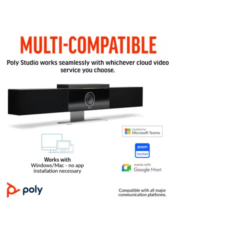 Poly Studio 842D4AA USB Video Bar