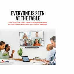 Poly 8D8L1AA Studio X52 All-In-One Video Bar with TC10 Controller Kit