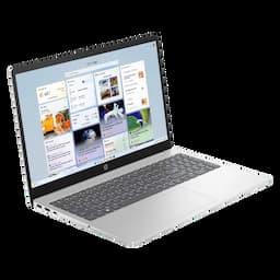 HP 9D3M8PA#ACJ 15 Inch Laptop, Intel Ryzen 3 Processor, 8GB Memory, 512GB Storage, Windows 11, Silver