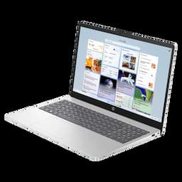 HP 9D3M8PA#ACJ 15 Inch Laptop, Intel Ryzen 3 Processor, 8GB Memory, 512GB Storage, Windows 11, Silver