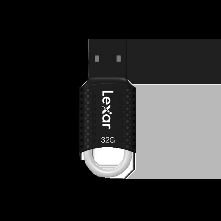 Lexar LJDV40-32GAB JumpDrive V40 32GB USB 2.0 Flash Drive, Black