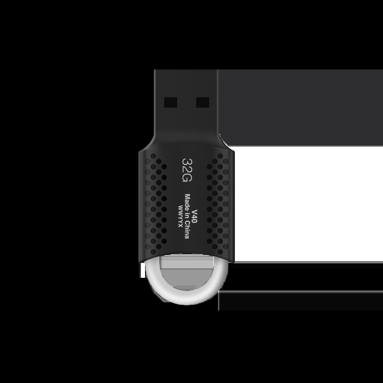 Lexar LJDV40-32GAB JumpDrive V40 32GB USB 2.0 Flash Drive, Black