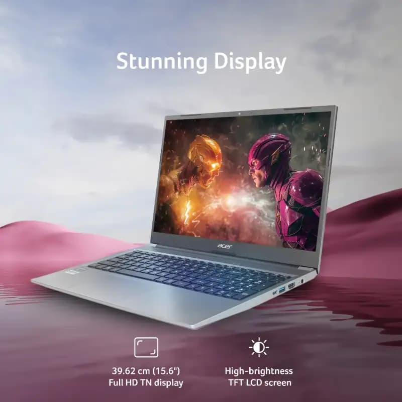 Acer UN.34ESI.00D Aspire Lite Laptop, 13-inch Display, Intel Core i3 Processor, 16 GB Memory, 512 GB Storage, Windows 11