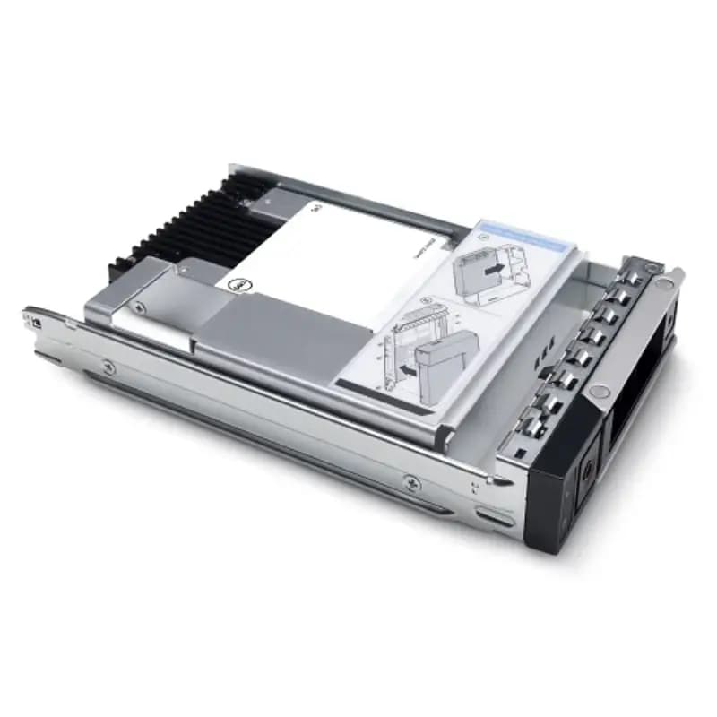 Dell 345-BFRG 3.84TB SSD up to SAS 24Gbps ISE Read Intensive 512e 2.5in with 3.5in Hybrid Carrier 1WPD