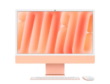 Apple Z1K8 iMac Apple M4 10-Core CPU, 10-Core GPU, 16GB Unified Memory, 32 GB Memory, 2 TB Storage, mac OS - Orange