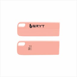BRYT BR-5002-04, Metal Body Flash Drive USB 2.0 Type A Pendrive with 3 Years Warranty 32 GB Pen Drive, Rose Gold