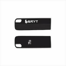 BRYT BR-5001-96, Metal Body Flash Drive USB 2.0 Type A Pendrive with 3 Years Warranty 16 GB Pen Drive, Black