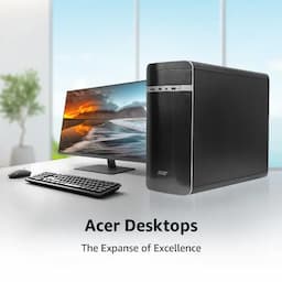 Acer UD.33QSI.00J Veriton, 23.8 inch Display, Intel Core i3 1215U Processor, 8 GB RAM, 1 TB Storage Windows 11 home, All In One Desktop