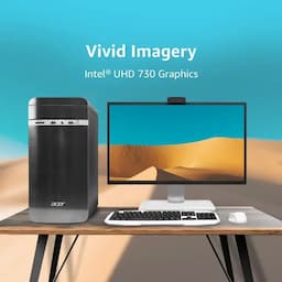 Acer UD.33QSI.00J Veriton, 23.8 inch Display, Intel Core i3 1215U Processor, 8 GB RAM, 1 TB Storage Windows 11 home, All In One Desktop