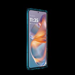 Motorola PB3M0001IN Edge 50 Pro Android Smartphone Snapdragon 7 Gen 3 Mobile Platform Processor, 8 GB Memory, 256 GB Storage, 6.7 Inch Display, Hello UI based on Android 14 OS - Blue Heron