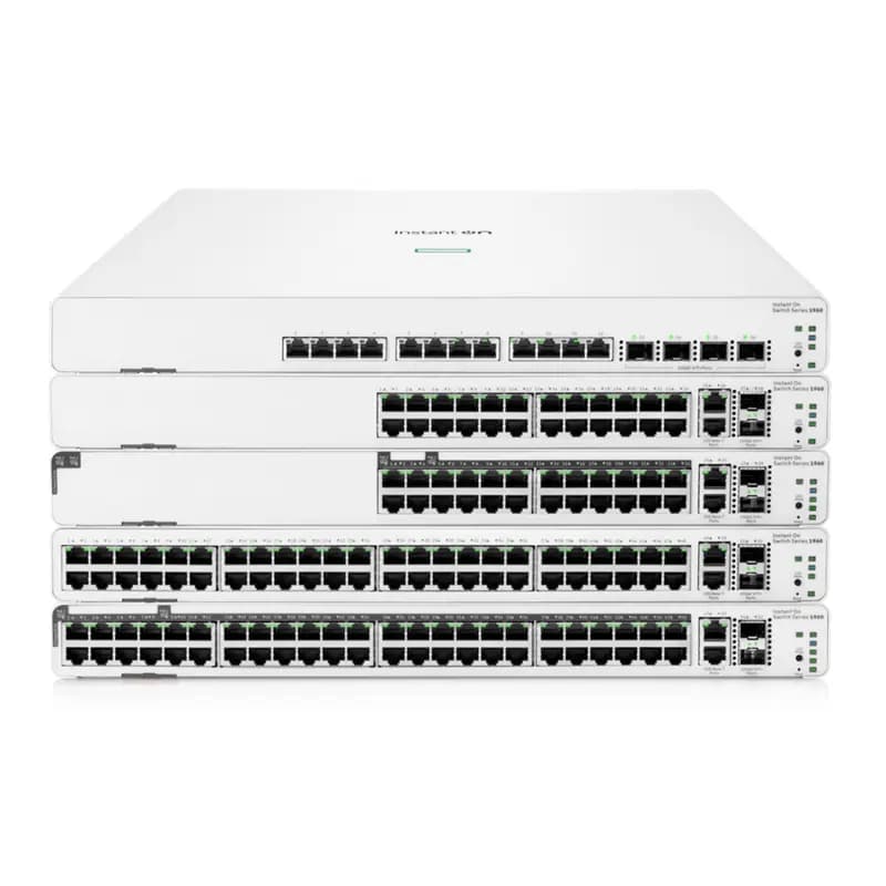HPE S0F35A Networking Instant On Switch 8p Gigabit CL4 4p SR2.5G CL6 PoE 2p 10GBT 2p SFP+ 480W 1960