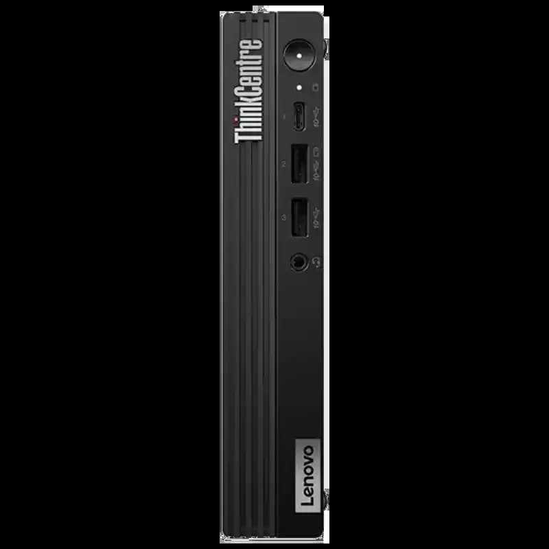 Lenovo 11JNS0QB00 ThinkCentre M75q Desktop, AMD Ryzen 3 Pro 5350GE Processor, 8 GB Memory, Black