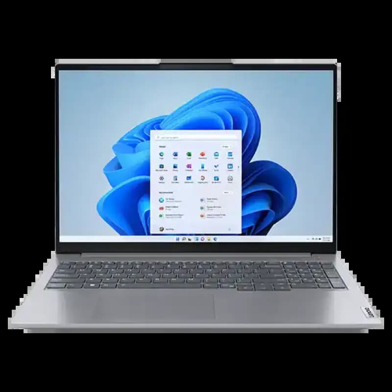 Lenovo 21SHS00U00 ThinkBook 16 G8 IRL Laptop, 16 Inch Display, Intel Core 5 Processor, 8 GB Memory, 512 GB Storage, NOS, Arctic grey