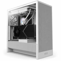 NZXT CC-H52FW-01, Compact Mid-Tower ATX Airflow Case H5 Flow White