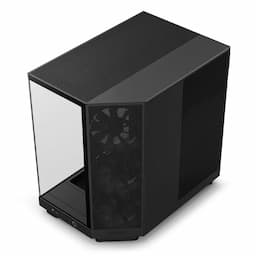 NZXT CC-H61FB-01, Compact Dual-Chamber Mid-Tower Airflow Case H6 Flow Black
