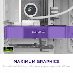 NZXT CM-H92FW-01, Large Dual-Chamber Mid-Tower ATX Airflow Case H9 Flow White