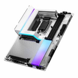 NZXT N9-Z89XT-W1, Intel Z890 ATX Gaming Wi-Fi 7 Motherboard with Full Cover & RGB, White