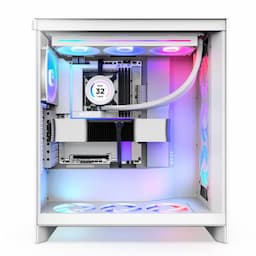 NZXT N9-Z89XT-W1, Intel Z890 ATX Gaming Wi-Fi 7 Motherboard with Full Cover & RGB, White