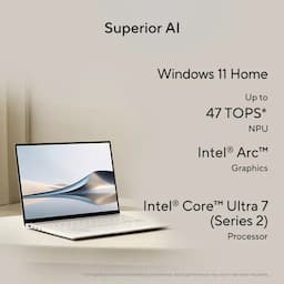 ASUS UX5406SA-PZ7762WS Zenbook S 14 OLED, Intel Core Ultra 7 258V, 32GB RAM, 1TB Storage, Intel Arc Graphics, 14.0 inch Display, Windows 11 Home/Office Home 2024 + M365 Basic AI Powered Laptop