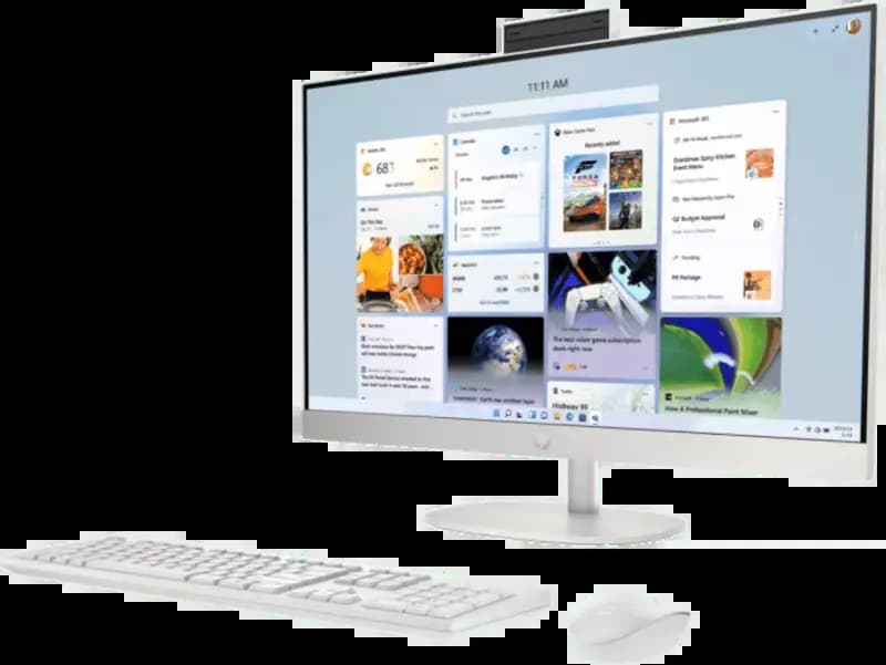 HP BD1E7PA#ACJ, 27-CR0902IN 68.6 cm (27 inch), Intel Core i3 13th Gen, 8 GB RAM, 512 GB Storage, Microsoft office 24, All-in-One Desktop PC