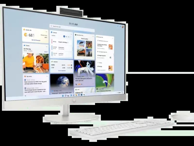 HP BD1E7PA#ACJ, 27-CR0902IN 68.6 cm (27 inch), Intel Core i3 13th Gen, 8 GB RAM, 512 GB Storage, Microsoft office 24, All-in-One Desktop PC