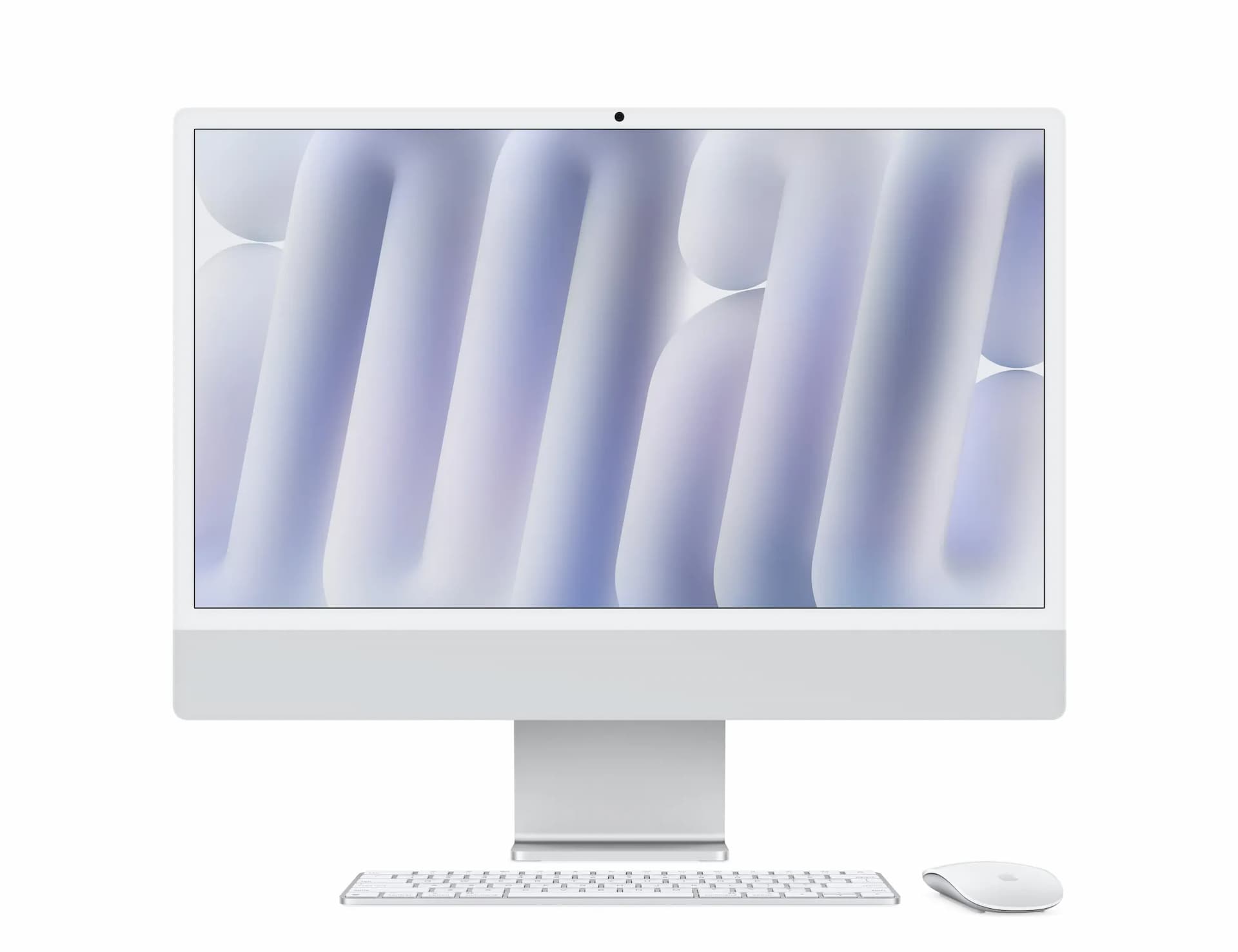 Apple Z1EH iMac, 24 Inch Display, Apple M4 Processor, 24 GB Memory, 2 TB Storage, Silver