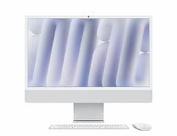 Apple Z1EH iMac, 24 Inch Display, Apple M4 Processor, 24 GB Memory, 2 TB Storage, Silver