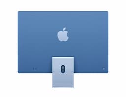 Apple Z1EQ iMac, 24 Inch Display, Apple M4 Processor, 24 GB Memory, 1 TB Storage, Blue