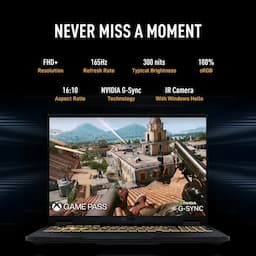ASUS FX608JH-RV057WS TUF Gaming F16, Intel Core i5-13450HX, RTX 5050 GPU, 16GB RAM, 1TB Storage, 40.64 cms 16 inch FHD+, Windows 11 Home, Office Home 2024 + M365 Basic (1 Year Validity)*) Gaming Laptop