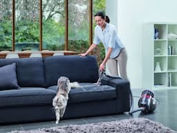 Dyson 492954-01 Big Ball CY23 Corded Vacuum Cleaner, Silver/Red