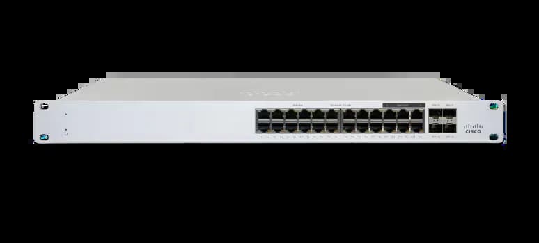 Cisco Meraki MS130-24-HW, Powerful full-size layer 2 Switch with optional PoE+ and mGig with SFP+