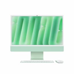 Apple Z1K3, 24 inch Display M4 Chip,10 Core CPU, 10 Core GPU, 16 Neural Core,, 24 GB, 1 TB Green iMac