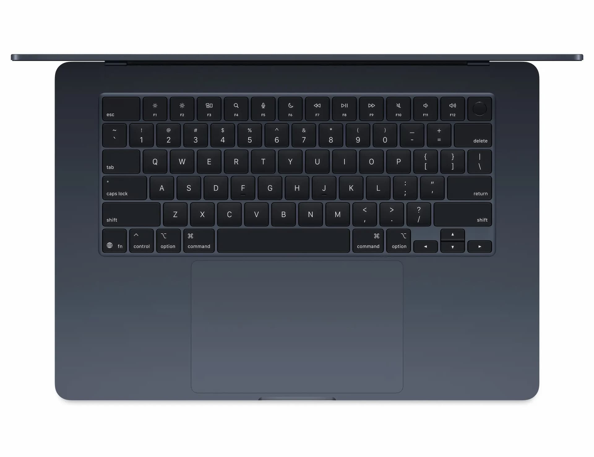 Apple Z1H2, 15 inch Display, M4 chip 10 Core CPU, 10 Core CPU, 16 Neural Core, 32GB RAM, 512 GB Storage, Midnight Macbook Air