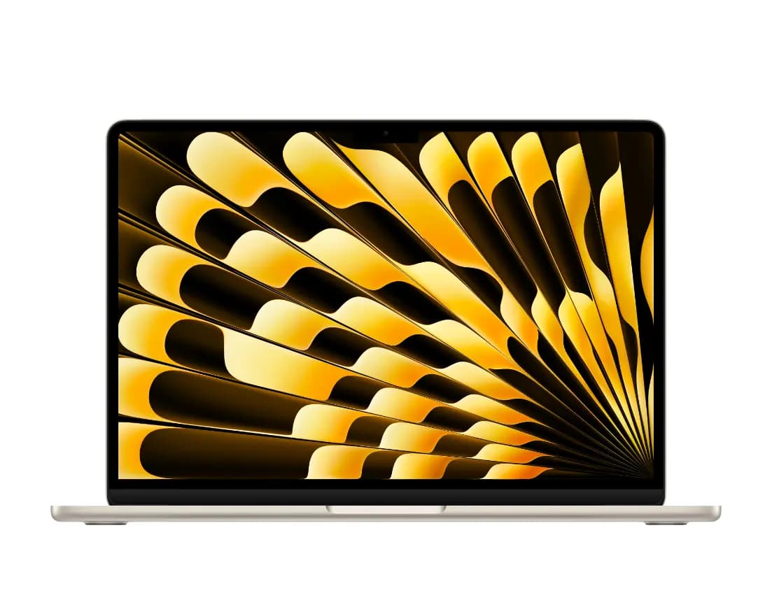 Apple Z1CW, 13 Inch M4, 10 Core CPU, 10 GPU Core, 16 Neural Core, 32GB, 1TB, Star Light Macbook Air