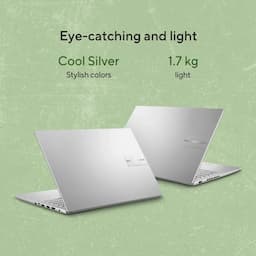 Asus M1502YA-BQ702WS Vivobook Go 15, 16 GB, 512 GB, 512 GB, Ryzen 7, 16 Inch, Silver, Consumer Laptop