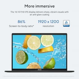 Asus S3407CA-LY083WS Vivobook S14, 16 GB, 512 GB, 512 GB, Ultra 7, 255H, 14 Inch, Grey, Consumer Laptop