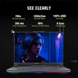 Asus G614PM-S5046WS , 16 GB, 1 TB, 1 TB, Ryzen 9, 5060, 16 Inch, Grey, Gaming Laptop