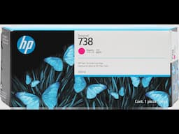 HP 676M7A, 738 300ML, MAGENTA INK, Cartridges